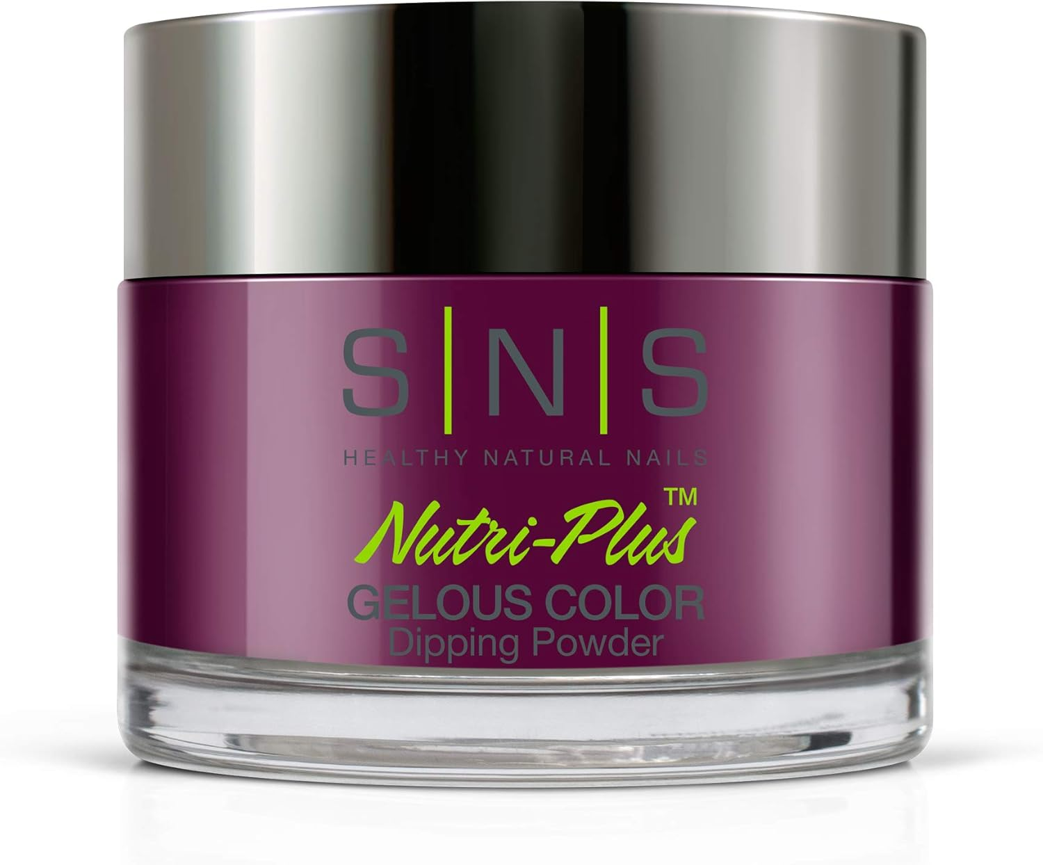 SNS Gelous #116 Nail Dipping Powder, Dark Orchid, 28 G