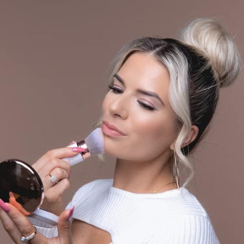 Silk Oil of Morocco Argan Pressed Powder Foundation Cream, Cream, 10G, 10 Gram image number 6