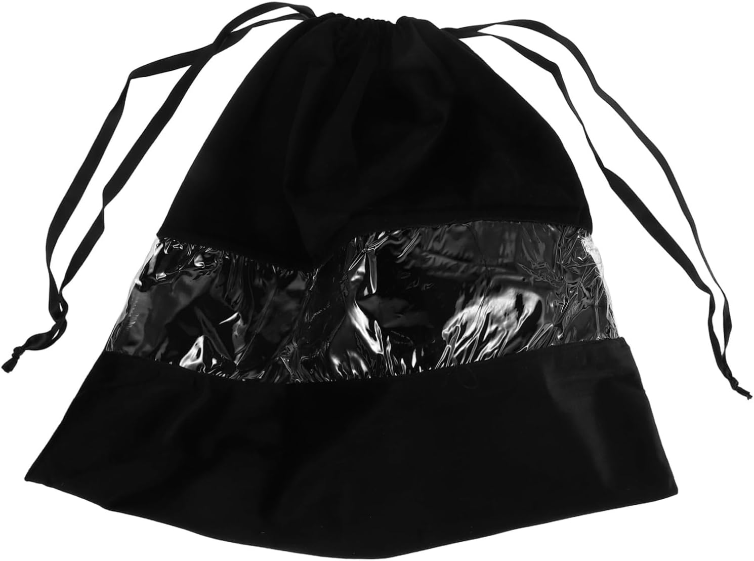 HEATSHAKING Travel Hair Dryer Bag with Transparent Dustproof Design Lightweight Drawstring Pouch for Safe Storage of Hair Tools Underwear and Small Accessories Portable Organizer for Travel