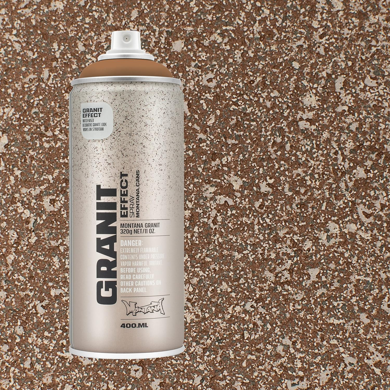 Montana Cans Granit Spray Paint, 400 Ml, Brown image number 2