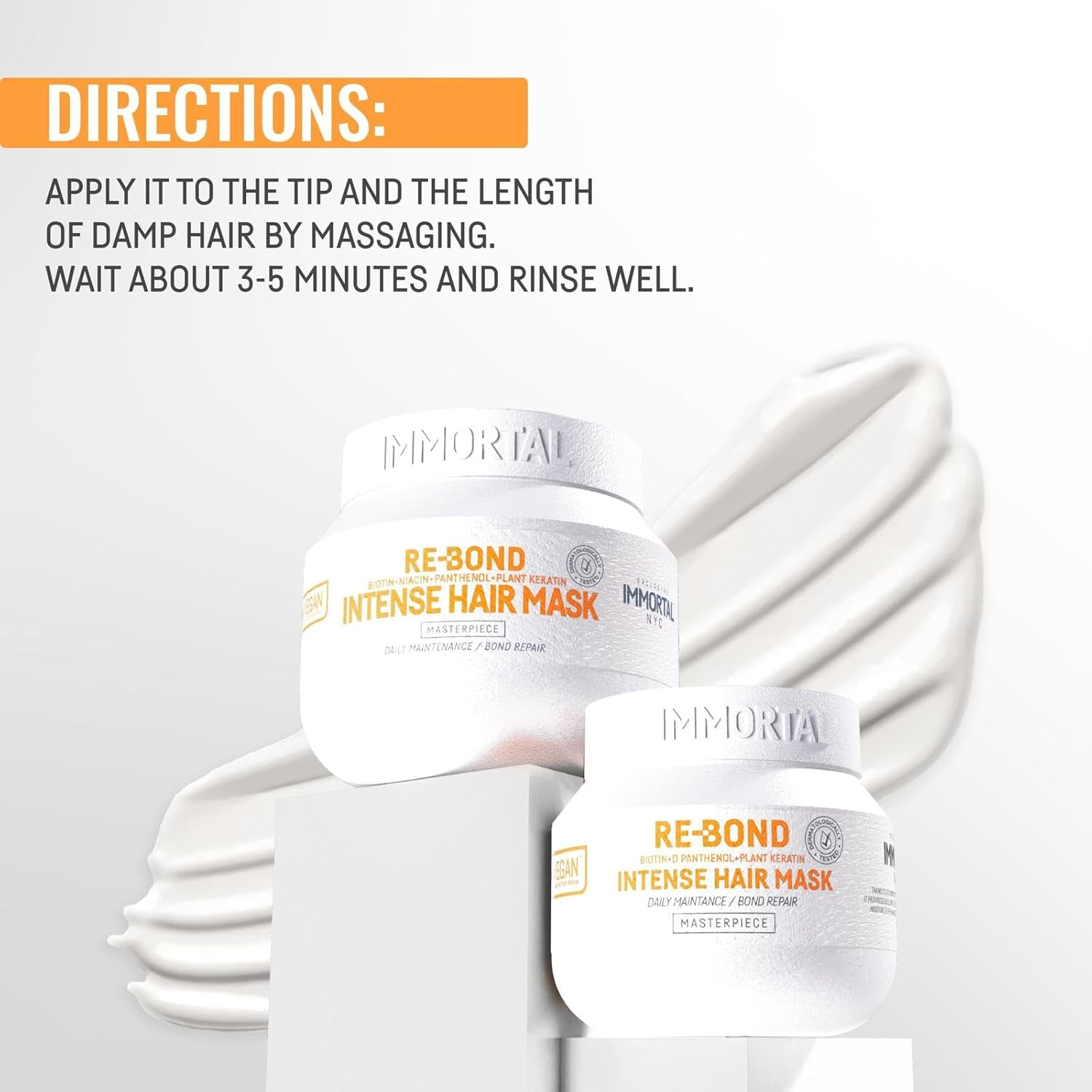 Immortal NYC I M Vegan Re-Bond Intense Hair Mask 500Ml image number 2