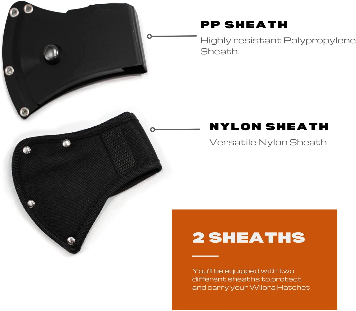 Wilora Hatchet, Includes Flint and Sharpener Stone image number 5