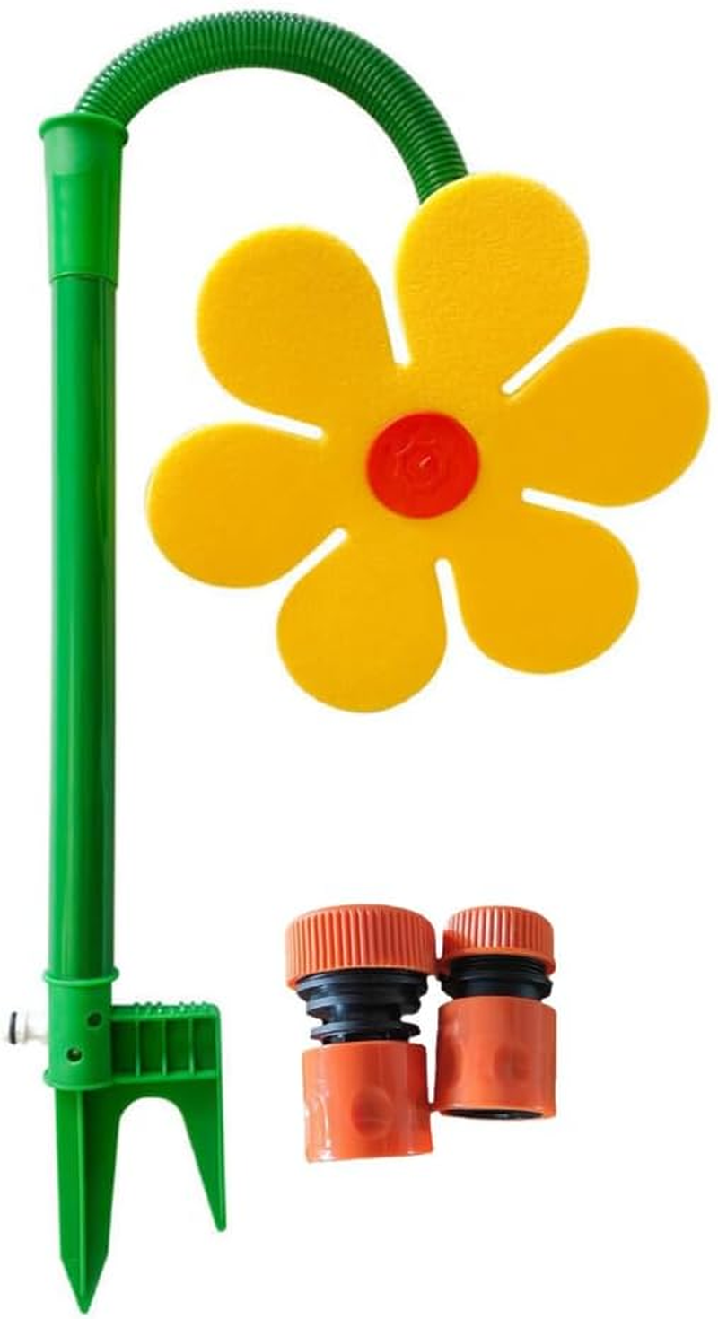 Walquicks Crazy Daisy Shake Head Sprinkler - 360&deg; Rotating Dancing Flower Water Sprinkler for Lawn, Garden & Yard, Fun Outdoor Water Sprayer for Summer Play