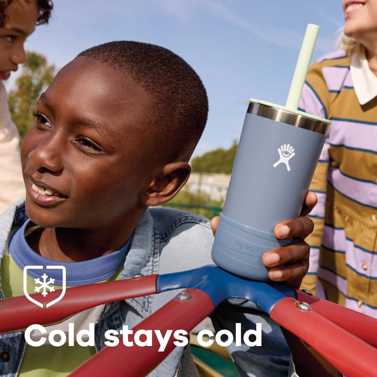 Hydro Flask Kids 12 Oz Tumbler with Straw and Boot Anemone - Anemone image number 1