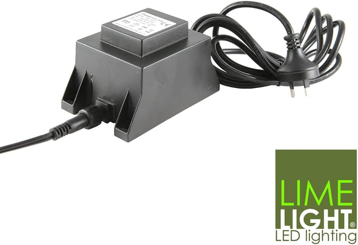 LIMELIGHT Outdoor Waterproof 12V Transformer, 50W Grey image number 3