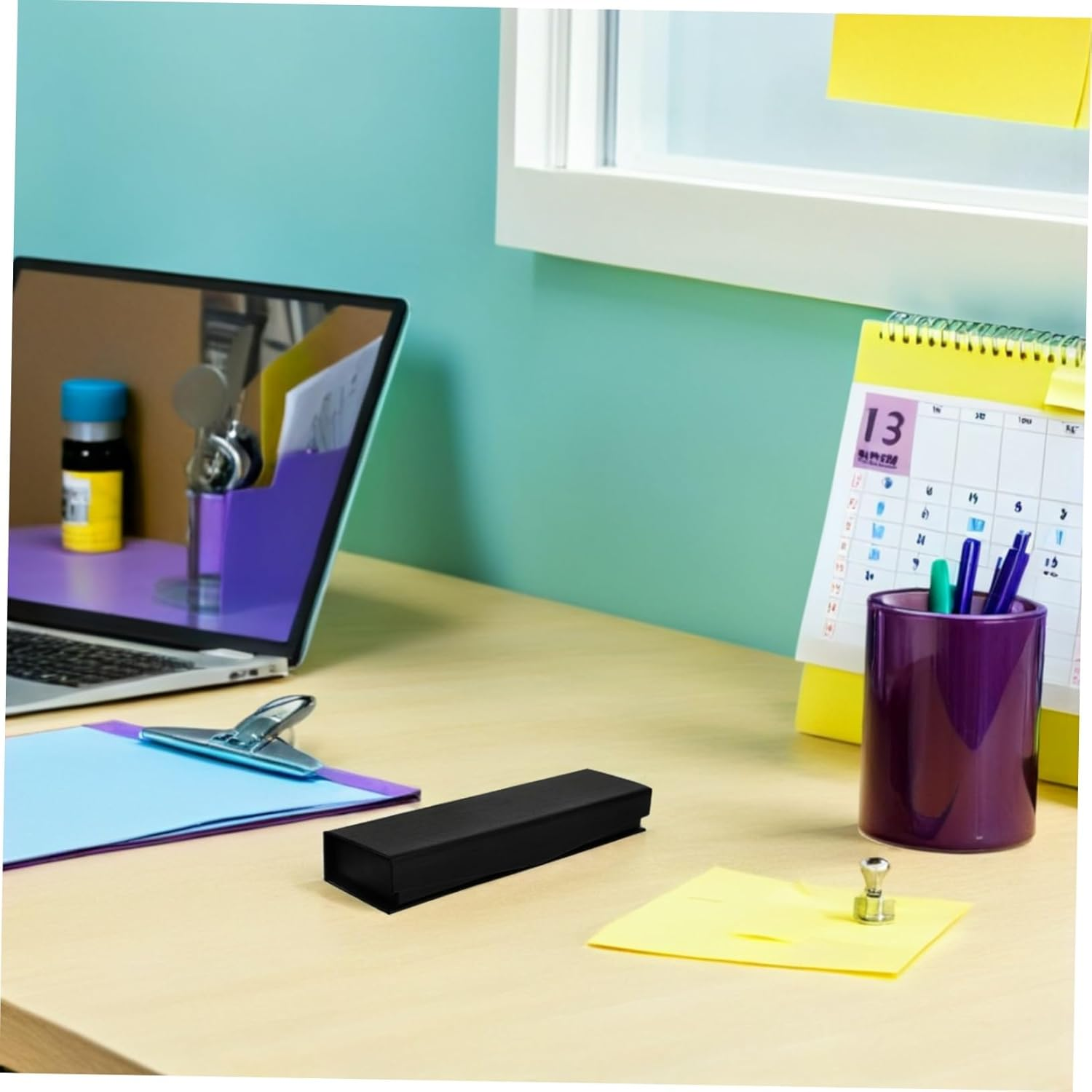 SHINEOFI 10PCS Black Pen Present Boxes Scratch-Resistant Pen Carrying Case for Fit Office Storage Organizer for Business Birthday Souvenir