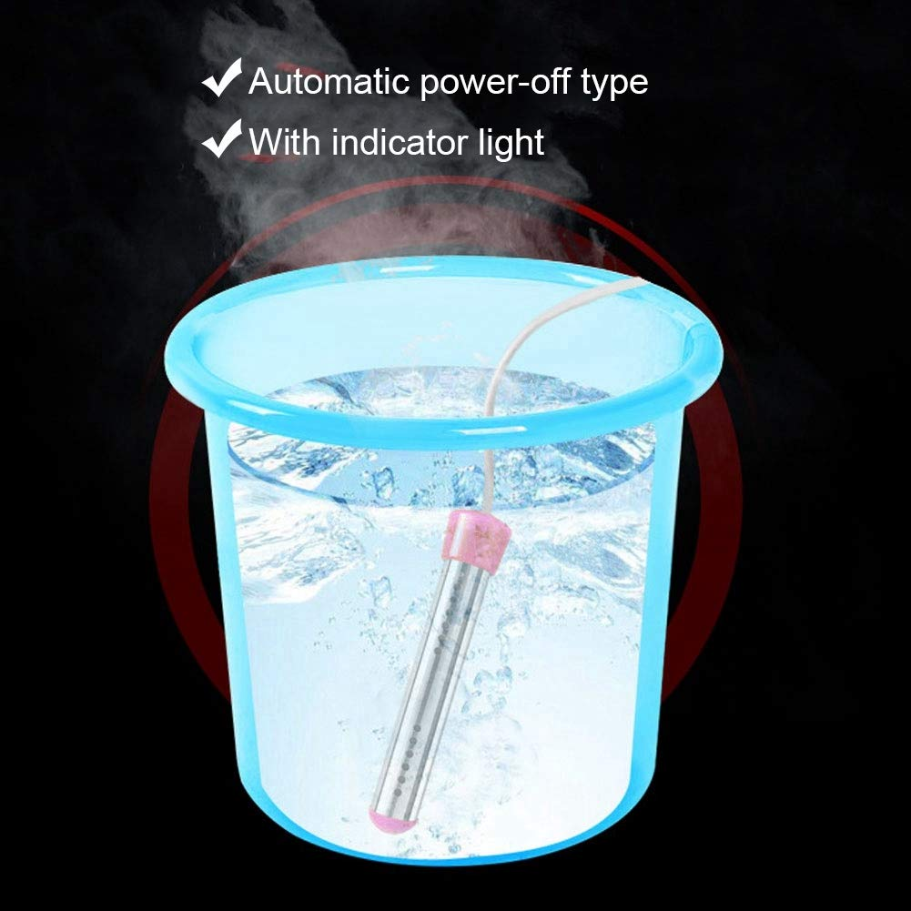 Immersion Heater 1.5M 2000W High Power with Protective Cover, Water Heating Rod, AU Plug 220-240V, Red (Automatic Power-Off) image number 1