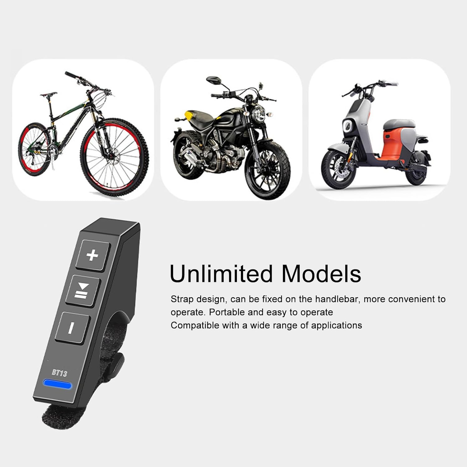 Steering Wheel Control, Media Pushbutton Wireless Handlebar Controller for ATOTO Car Stereos image number 6