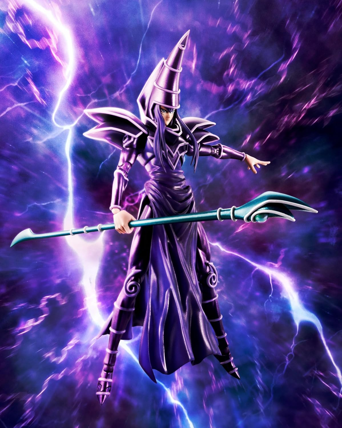 TAMASHII NATIONS S.H.Monsterarts Yu-Gi-Oh! - Dark Magician image number 1