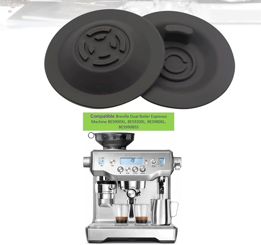 2 Pcs 58Mm Silicone Coffee Cleaning Disc,Compatible with Breville BES920XL BES900XL BES980XL BES990XL Models image number 1