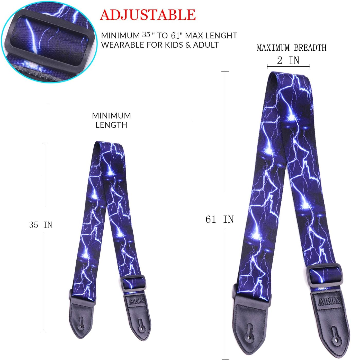 Guitar Strap Electric Guitar Straps & Bass Strap image number 1