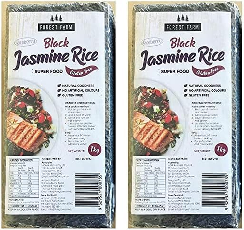 Forest Farm Black Jasmine Rice 1 Kg