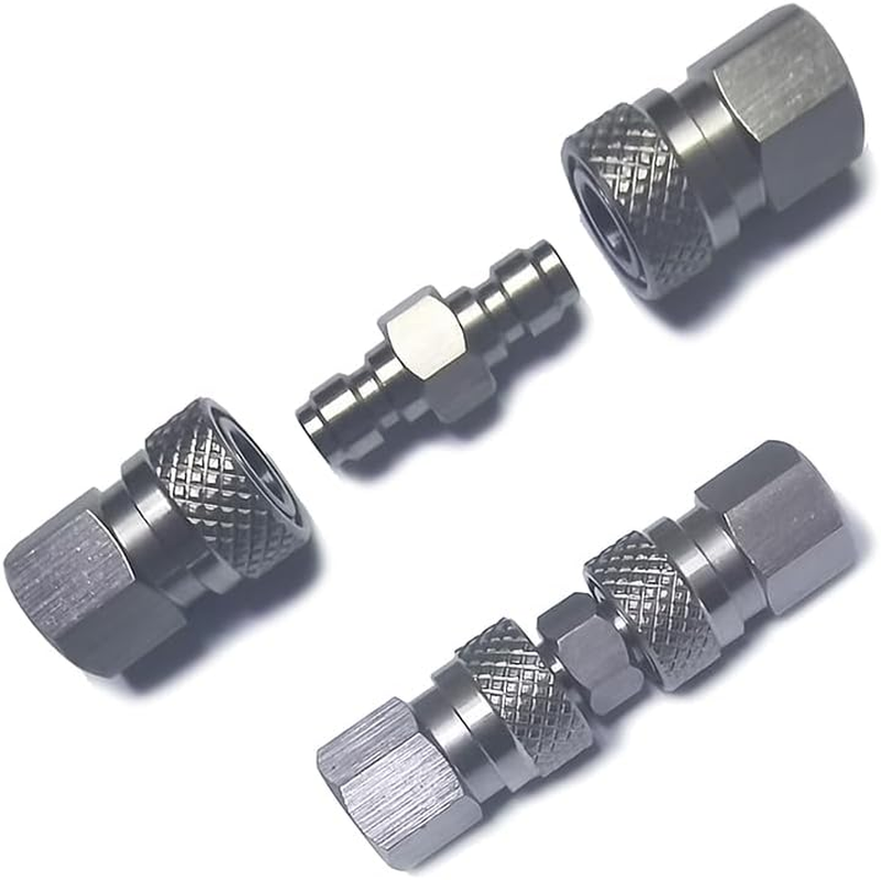 Recdec 2 Pack Garden Hose Quick Connector Coupler Extender Plug Adapter Male to Male 8Mm Adaptor for GHT Quick Connect Fittings Water Pipe Extension image number 6