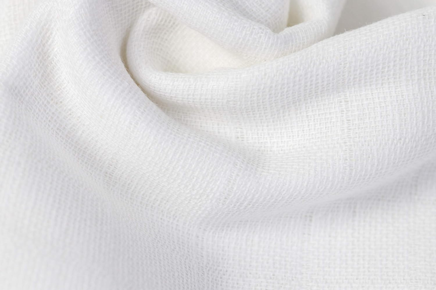 FENSILO - Muslin Cloths White - Muslin Nappies White - Pack of 8 60 X 80 Cm - Baby Burp Cloths, Tested for Harmful Substances - Burp Cloths for Boys and Girls