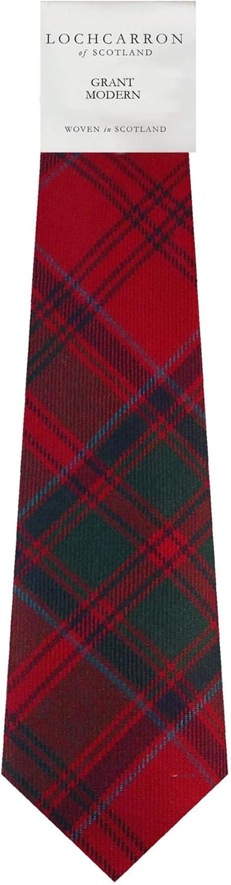 Gents Neck Tie Grant Modern Tartan Lightweight Scottish Clan Tie image number 1