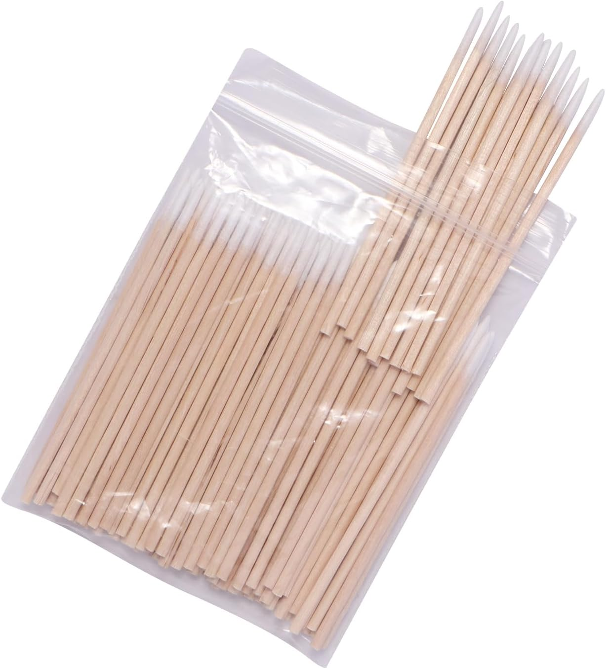 1200Pcs Nails Wood Cotton Swab Cleaning 7Cm Microbrush Eyelash Sticks Buds Tip Ear Toothpick Makeup Eyebrow Sticks Glue Removing Tattoo Makeup Cosmetics image number 3