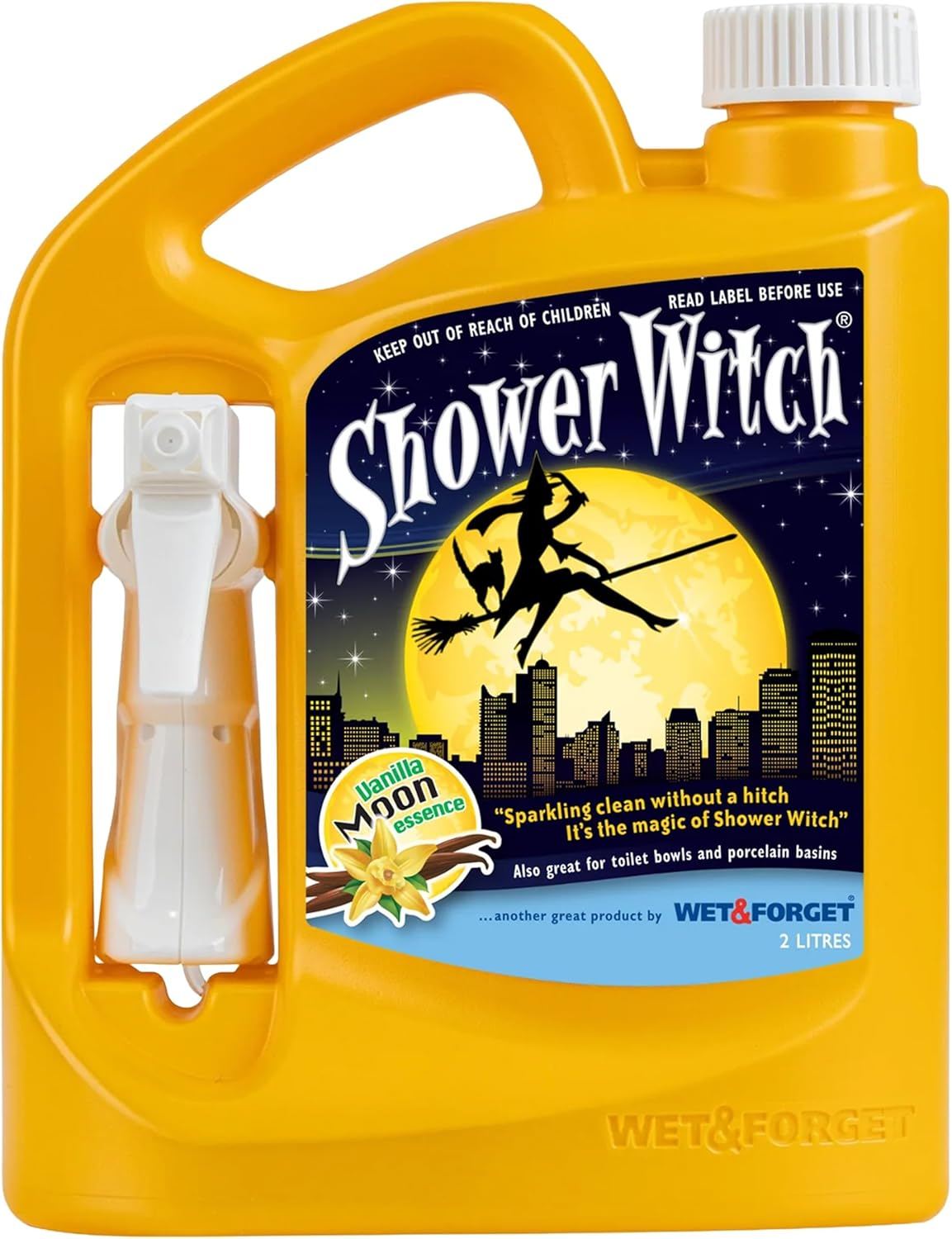 Wet & Forget Shower Witch 2 Litre No-Scrub Shower Cleaner Spray | Bathroom Cleaner for Soap Scum, Tiles & Glass | | Safe for Septic Tanks | NZ Made image number 4