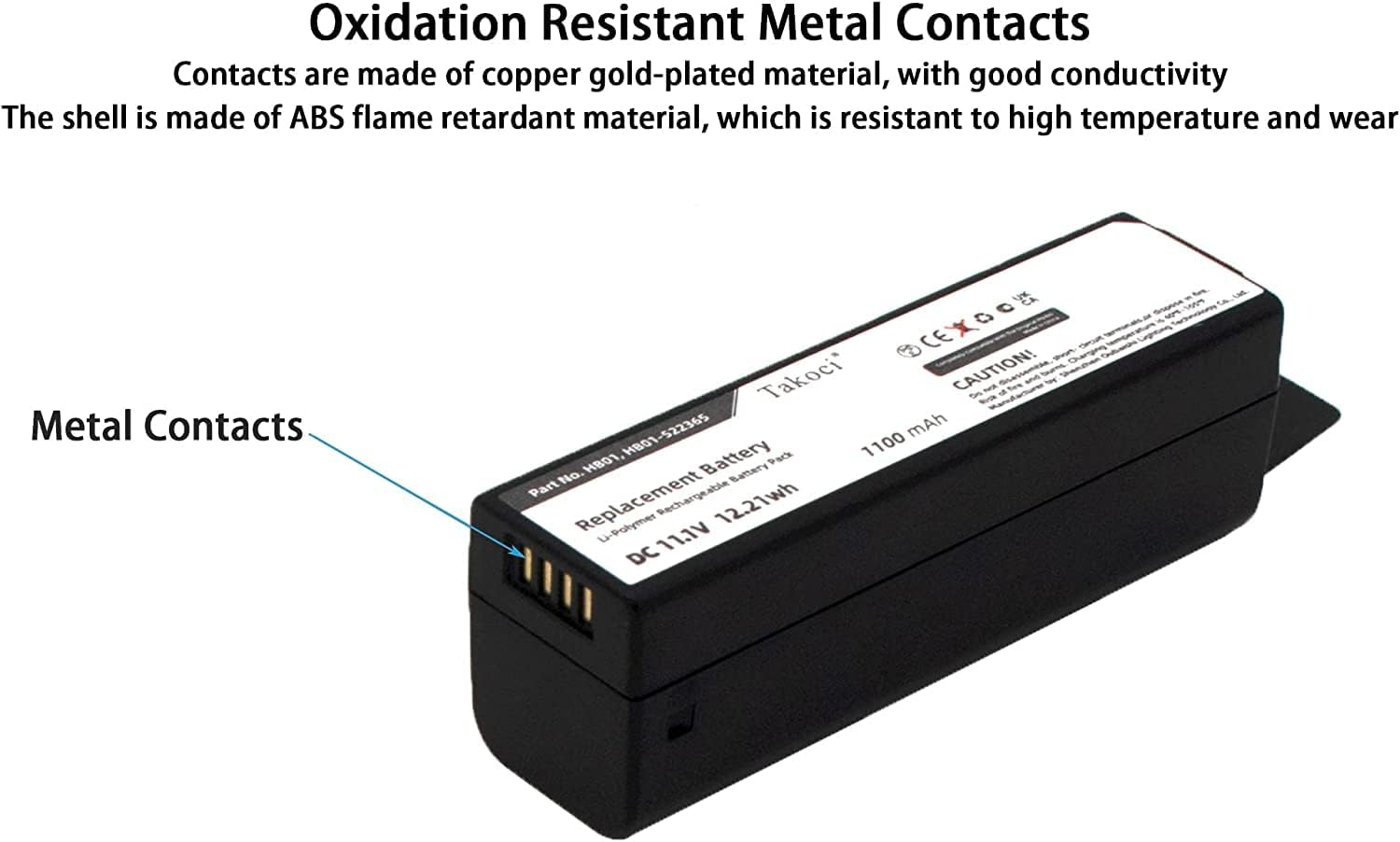 Replacement Intelligent Battery Compatible with Osmo,Osmo+Plus,Osmo Pro/Raw Osmo Mobile Gimbal Stabilizer, Zenmuse X3 X5 PN HB01/ Hb01-52236511.1V/1100Mah image number 6