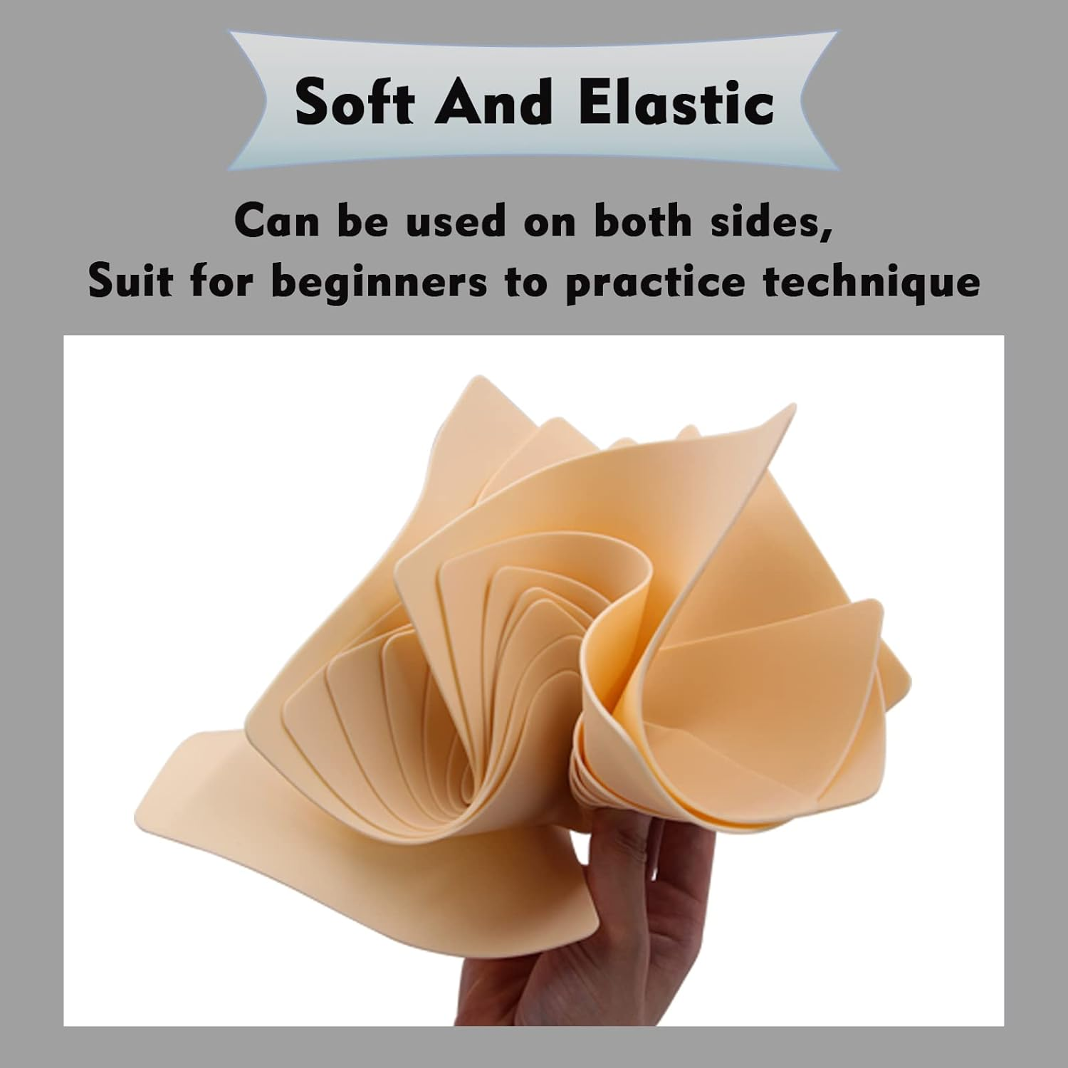 Tattoo Skin Practice with Transfer Paper, Rayyl 30Pcs Tattoo Fake Skin and Tattoo Transfer Paper Including 10Pcs 1Mm Thick Tattoo Skin and 20Pcs Stencil Paper for Beginners & Artists Tattoo Supplies image number 3