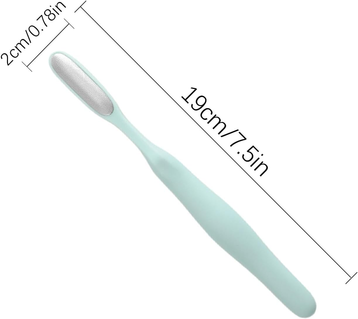 Foot File - Callus Remover | Toe Gaps Cleaning Brush | Toe Crevice Cleaning Brush | Shower Foot Scrubber Skin Removal Foot File Callus Remover Long Handled Toe Brush for Wet and Dry Feet image number 5