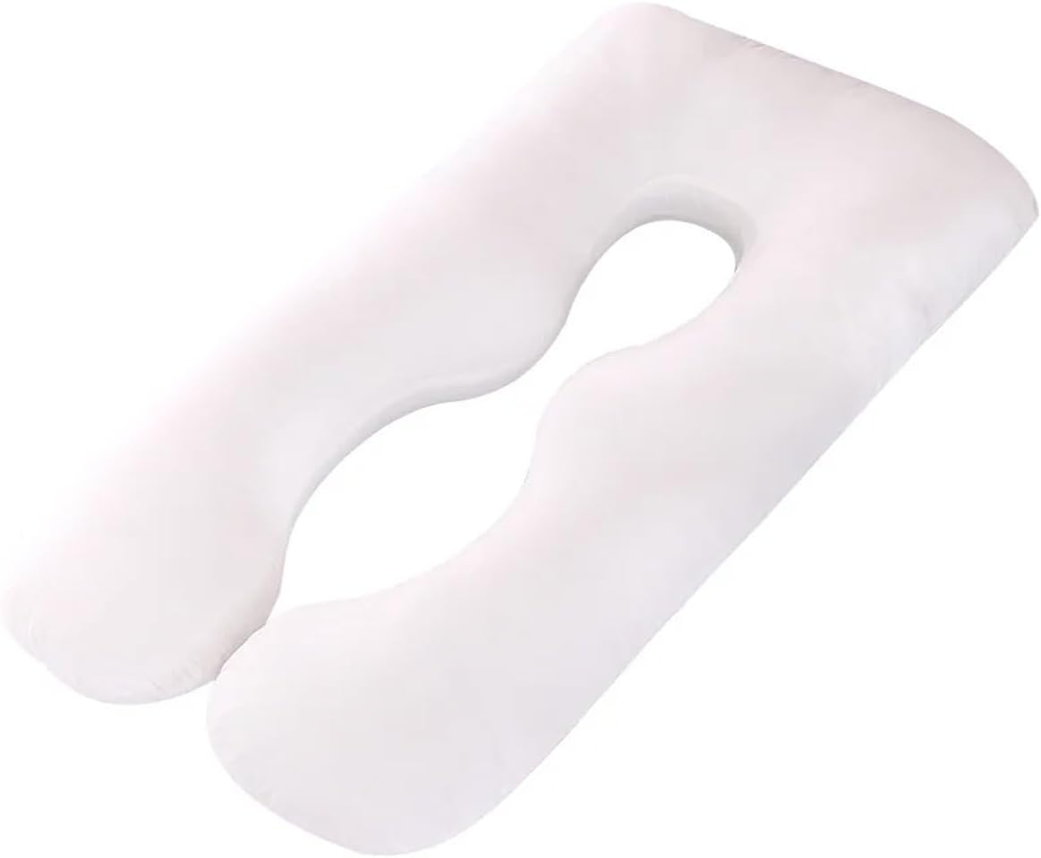 AIMALL U-Shaped All-Cotton Maternity Pillow Multifunctional Lumbar Side Sleep Cushion