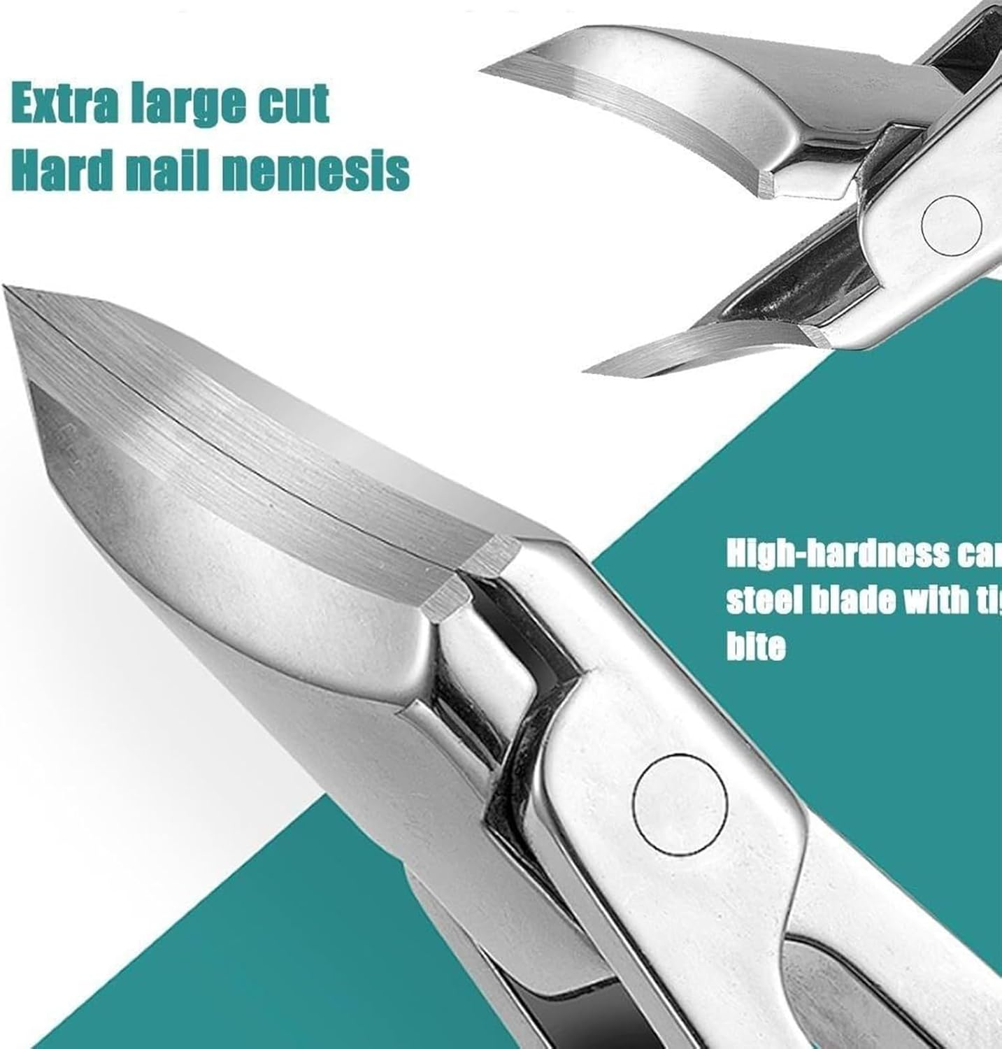 Eagle Beak Nail Clippers,Eagle Beak Beveled Nail Clippers,Staineless Steel Ingrown Toenail Tool Kit,Anti-Splash, Heavy Duty Trimmer,Wide Jaw Opening image number 4