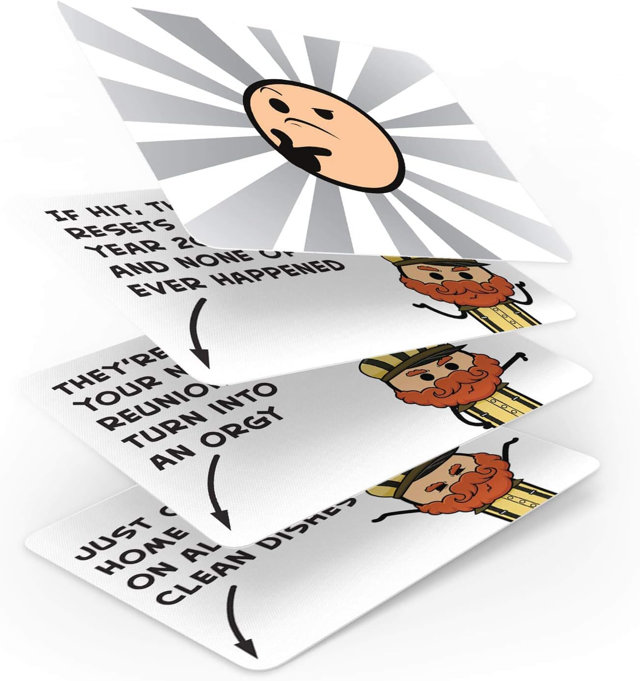 Skybound, LLC Trial by Trolley R Rated Modifier Expansion Card Game, Multicolour, 1 image number 2