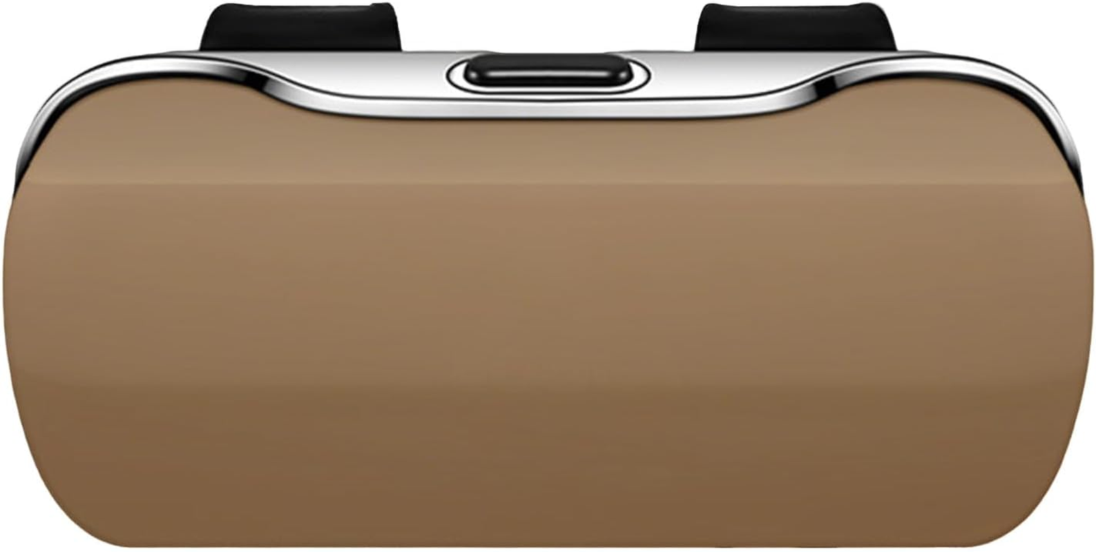 Qkbuza Car Eyeglass Holder | Glasses Case with Clips | Organizer Box Accessories Interior Automotive for All Models Men Women Travel