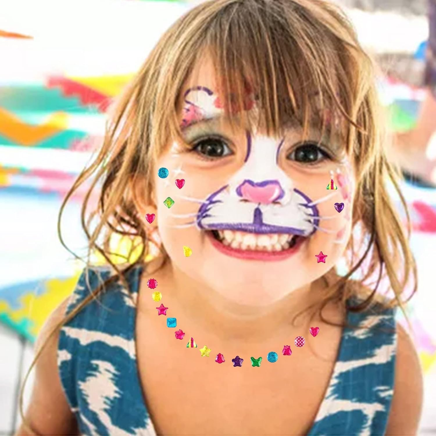 YBVABE Sticker Earrings 240Piece 3D Gems Sticker Girls Sticker Earrings Self-Adhesive Glitter Craft Crystal Stickers, Children'S DIY Creative Sticker, Girl Self-Adhesive Crystal Sticker image number 3