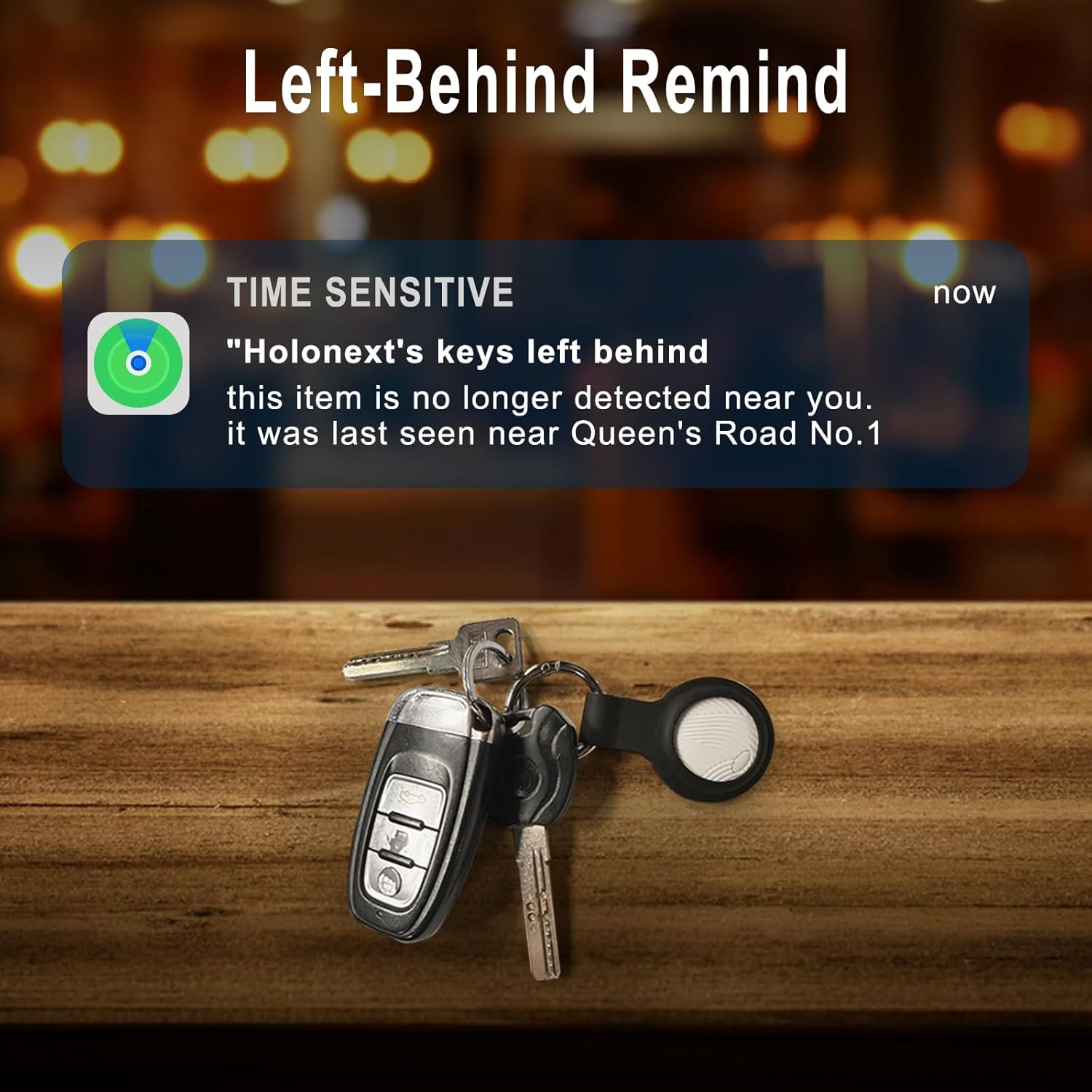 ICOO Smart Tracker,Working with Apple Find My（Ios Only.Ip67 Waterproof Perfect for Locating Keys, Luggage, Backpacks, and Pets. with Replaceable Batteries, Loud Beeps,And Worldwide Tracking 2-Packs image number 3