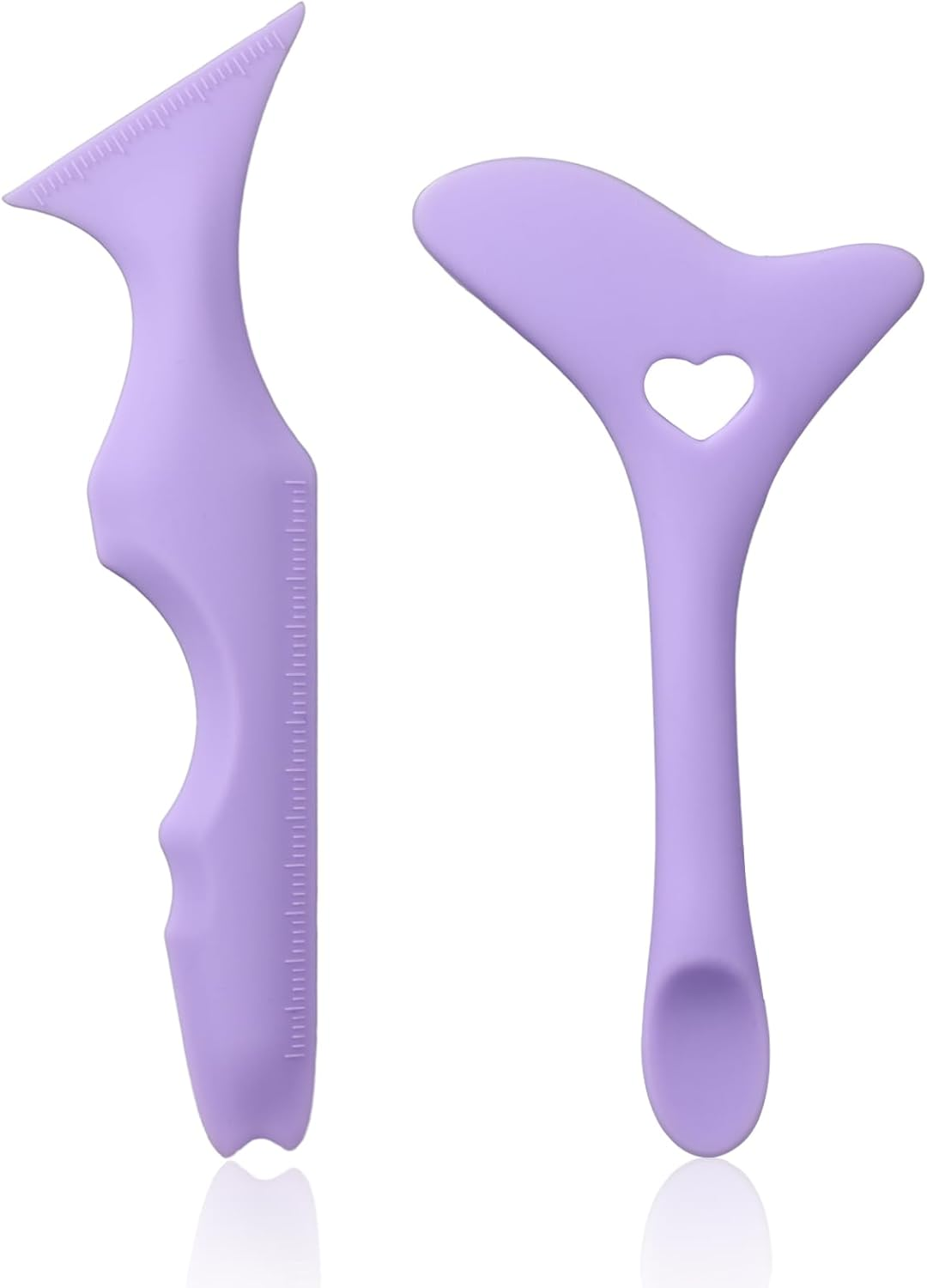 SAVITA 2Pcs Eyeliner Stencils, Silicone Winged Eyeliner Tool Helper for Beginners Eyeliner Stencils Wing Tips Multi-Purpose Eye Make-Up Tool for Eyeliner, Eyelash, Eyebrow, Lip Line, Face Contour image number 4