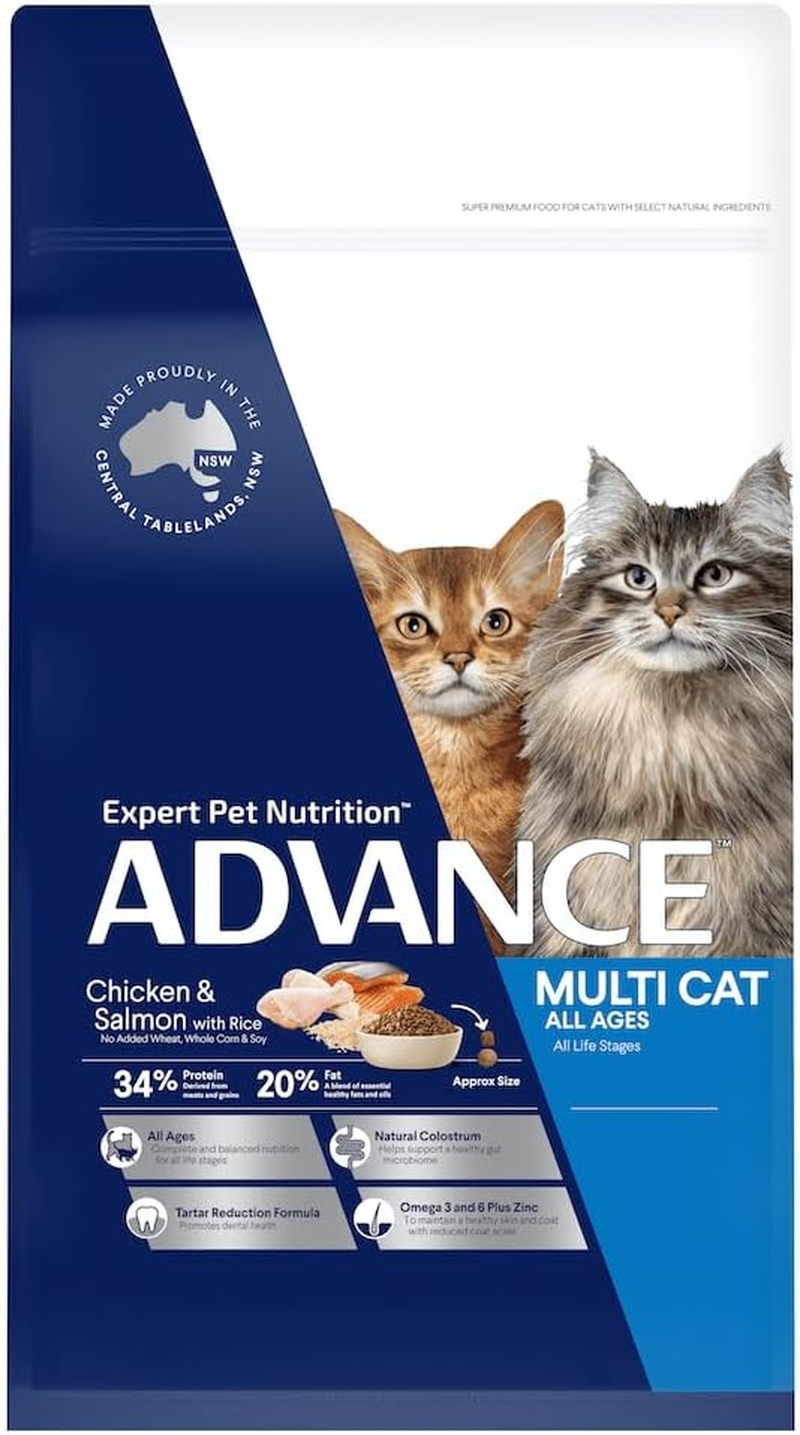 ADVANCE CAT ADULT MULTI CAT CHICK & SALM 3KG (374871)