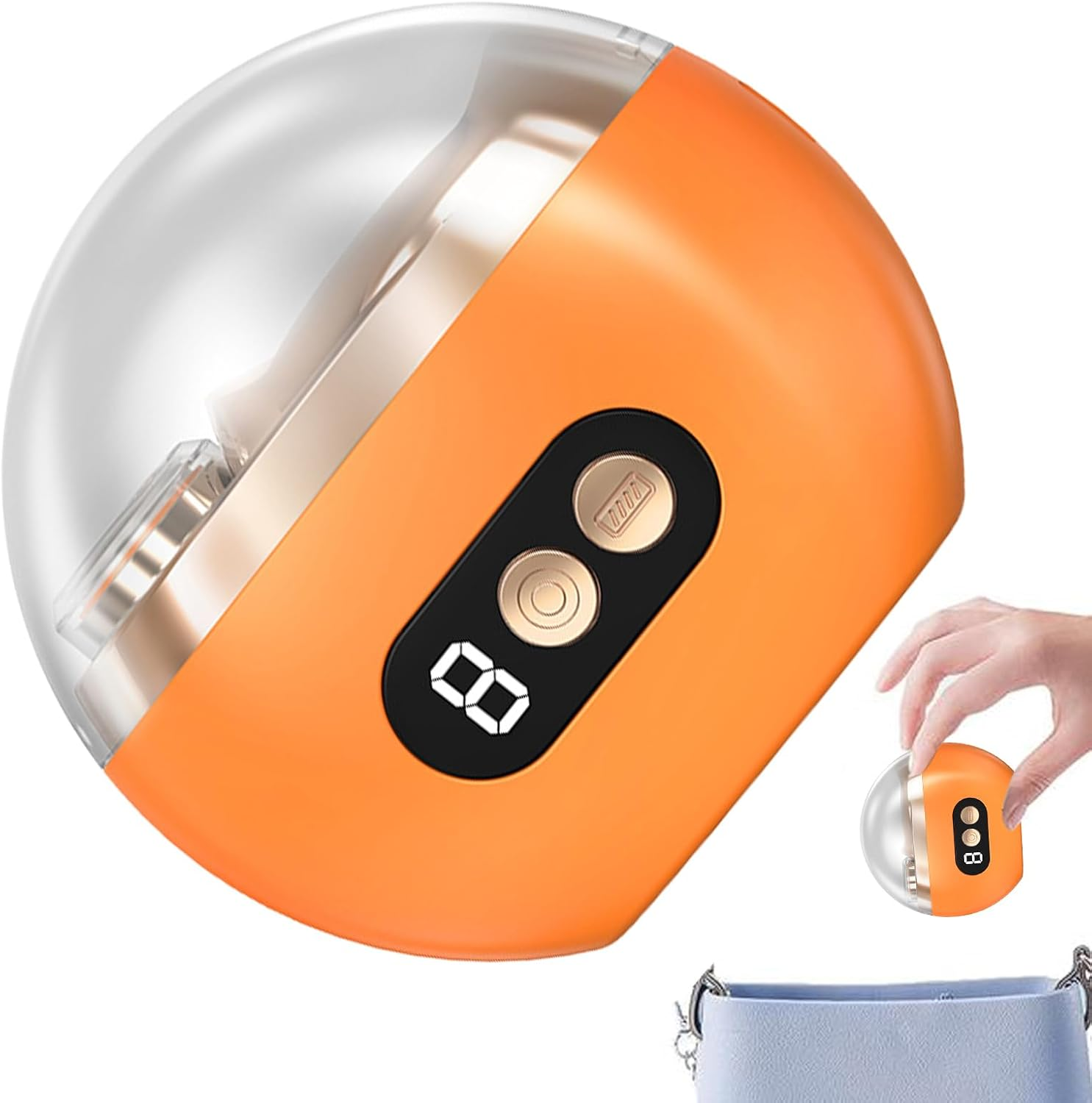 Electric Fingernail Clippers | Toenail Trimmer USB Rechargeable | Nail Polishing Clipper with 3 Speed Settings and Light for Elderly Seniors Travel Home Salon Home Manicure