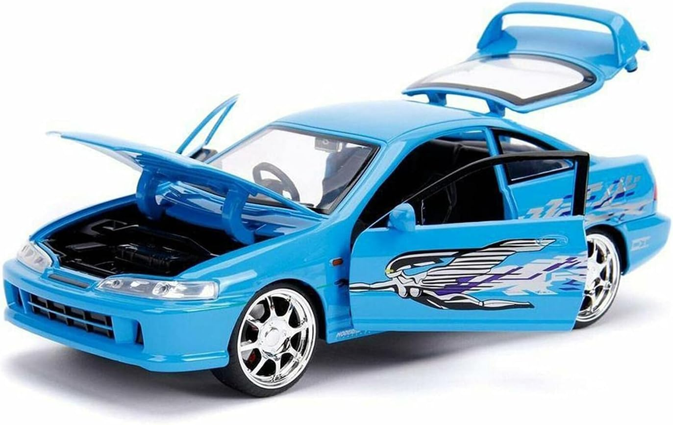 Jada Fast & Furious 1:24 Mia'S Acura Integra Type-R Die-Cast Car, Toys for Kids and Adults,Blue image number 3