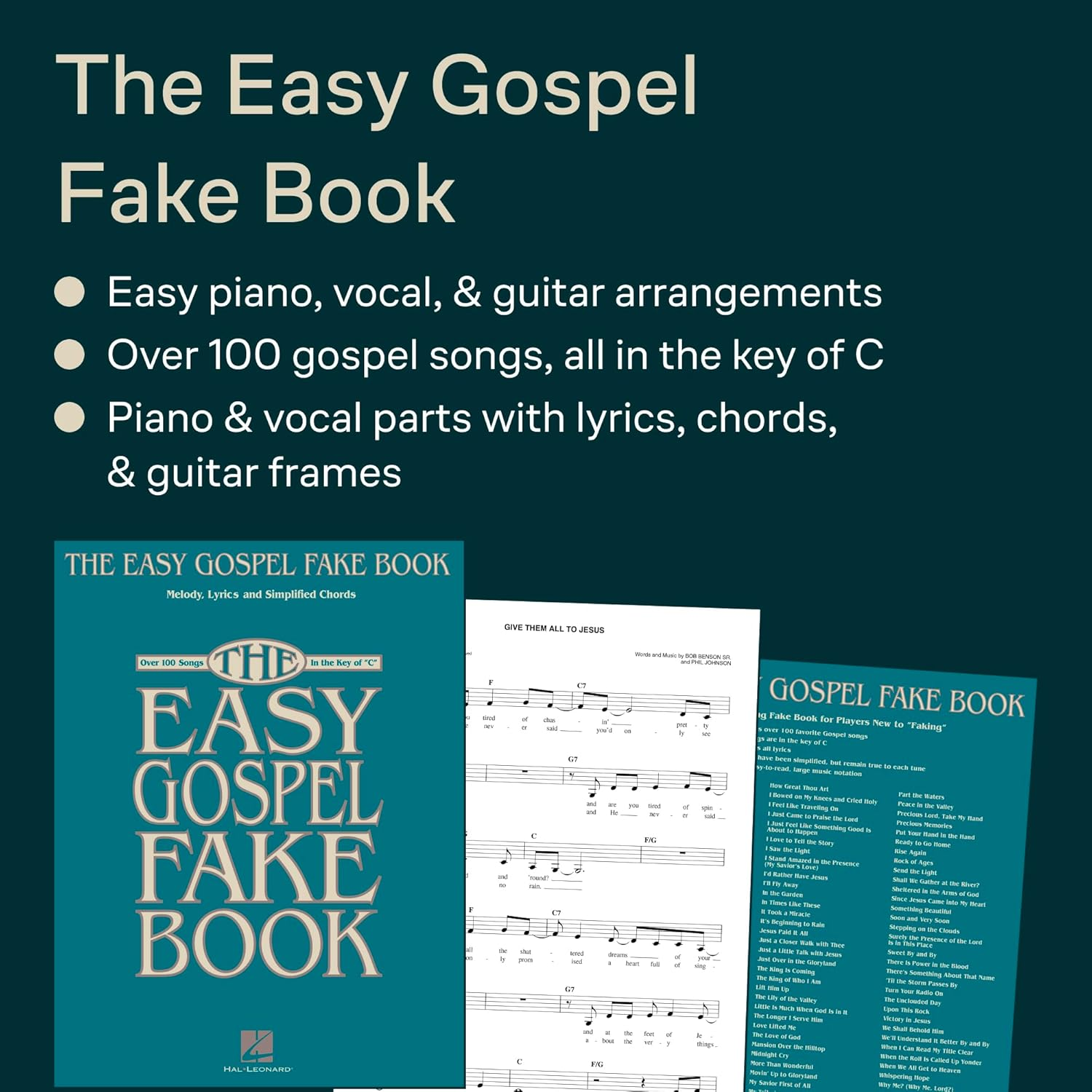 The Easy Gospel Fake Book: over 100 Songs in the Key of "C" image number 2