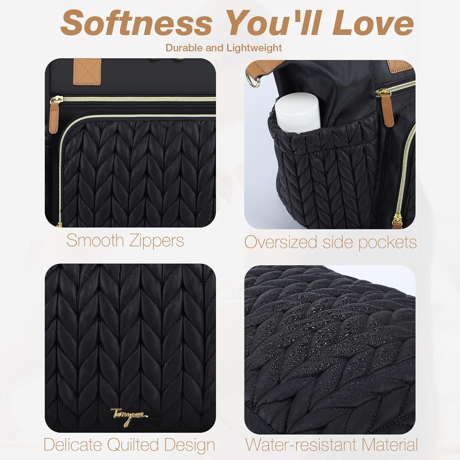 Tonyeee Baby Wickelrucksack Gro&szlig;e Wickeltasche,Wasserdicht Tragbare Reise Umh&auml;ngetasche Tragetasche Henkeltaschen Babytasche Mit Schultergurte