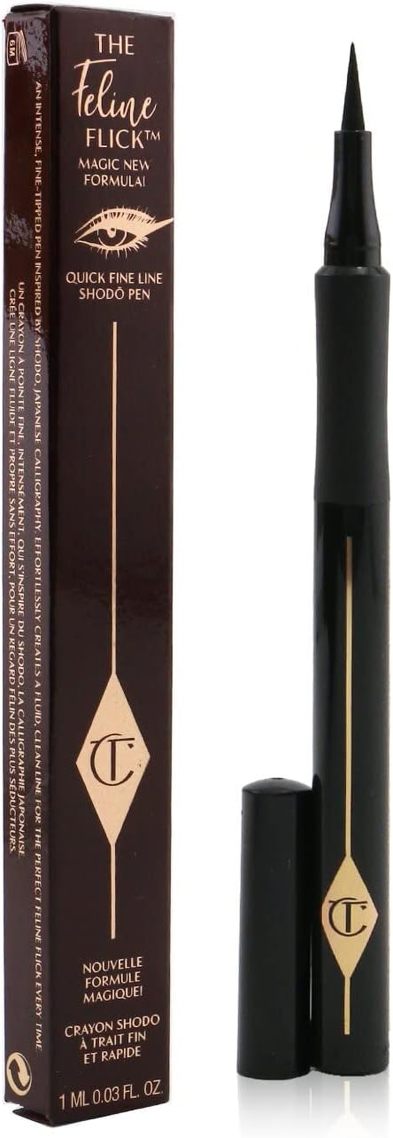 CHARLOTTE TILBURY 'The Feline Flick' Quick Fine Line Shodo Pen Panther