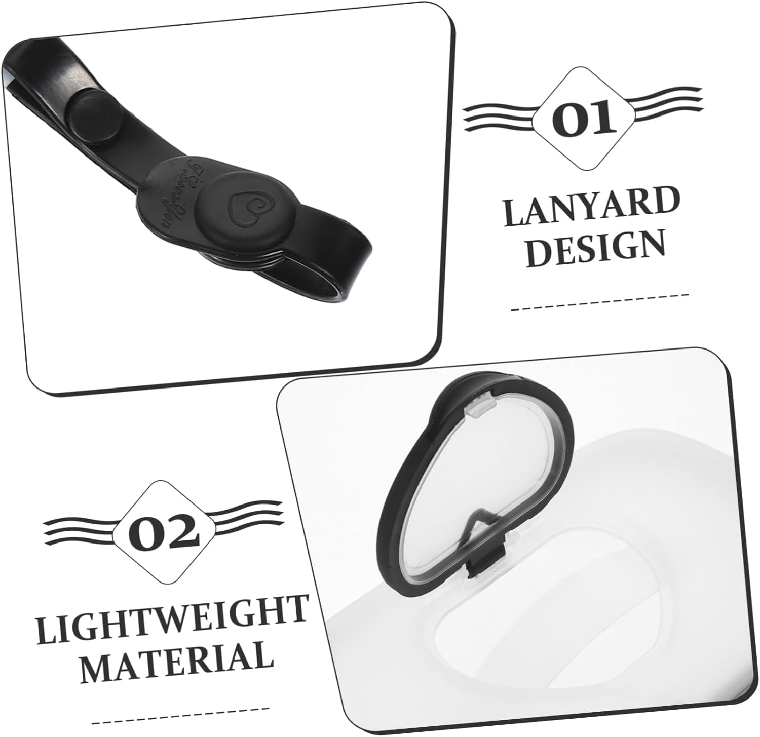 Portable Wipe Dispenser Reusable Wipe Holder Heart-Shaped Lid for Home and Travel for Parents image number 6