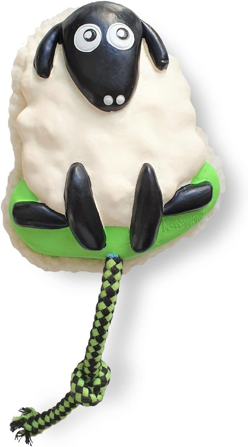 Max & Molly Snuggles Collection Soft & Fuzzy Plush Dog Toys for Small and Medium-Sized Dogs and Puppies, Non-Aggressive Chewers, Fun for Play or Snuggle Time, Woody the Sheep image number 1