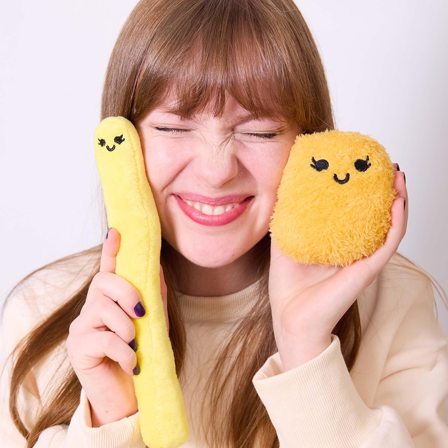 What DO You Meme? Emotional Support Fries - Plush Toy - the Perfect Cuddle Companion image number 3
