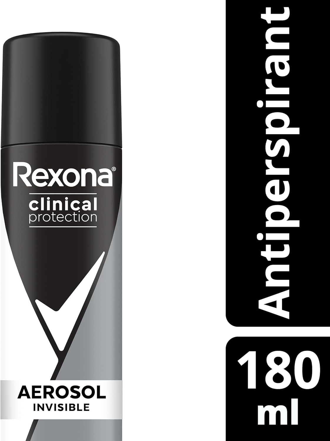 Rexona Men'S Clinical Invisible Antiperspirant Deodorant 180 Ml image number 2