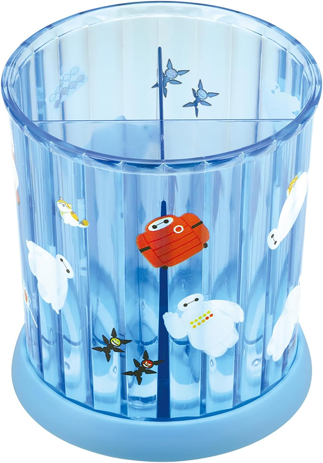 Skater SRS1-A Rotating Accessory Stand, Diameter 3.9 Inches (10 Cm), 4 Divided Compartments, Disney Bay Max - Frozen image number 2