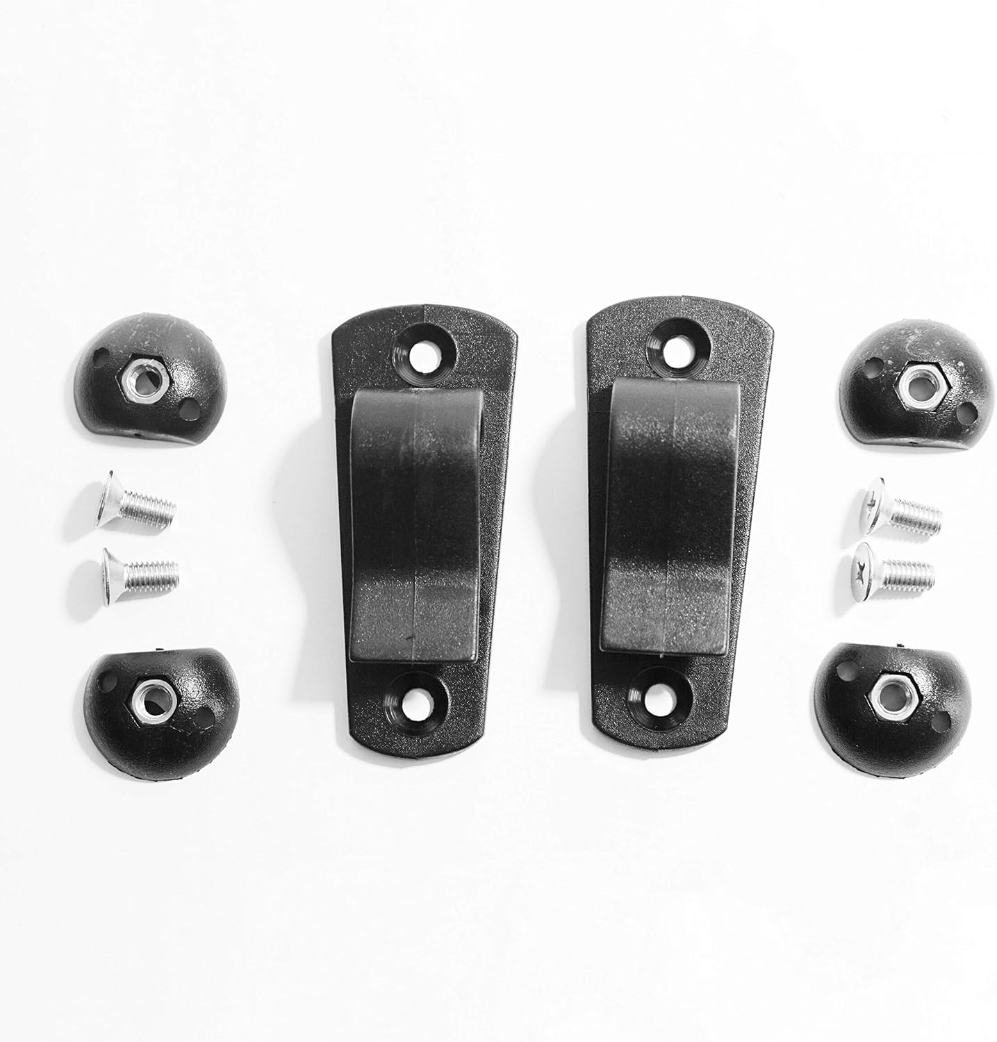 Vincita Bike Pannier Hooks Kit - to Convert Any Bag into a Bicycle Pannier Bag -Can Be Used with Rack Diameter up to 13 Mm- One Set of Pannier Mounting Attachment Hardware (Plastic) image number 2