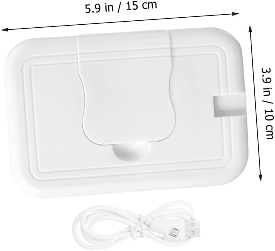 SECFOU Wipes Warmer for Wet Tissues Dispenser Portable Wipes Case Temperature Control for Diaper Changing Scenario image number 6