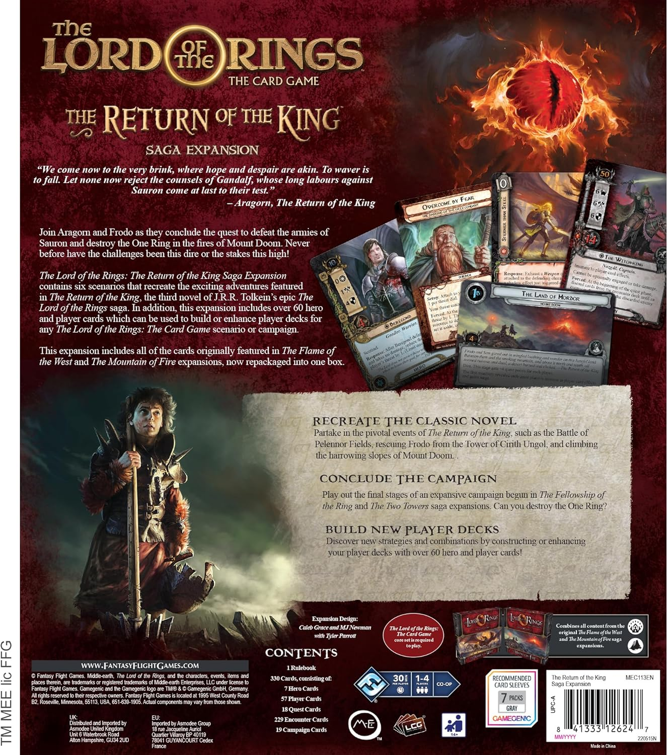 Asmodee North America the Lord of the Rings Return of the King Card Game
