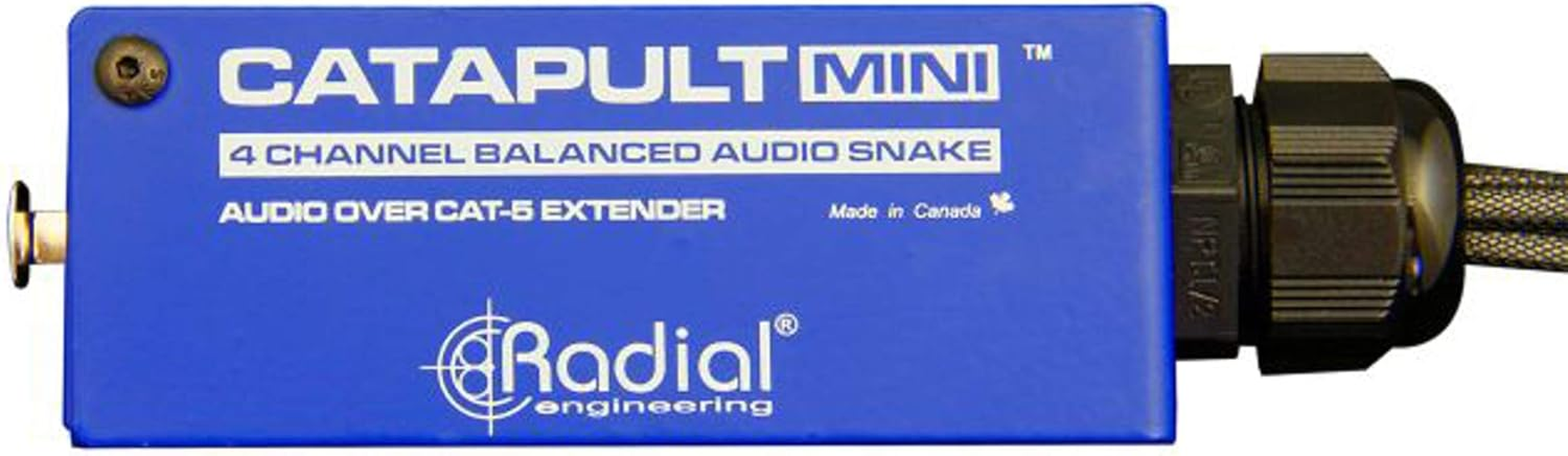 Radial Catapult Mini RX 4-Channel Cat 5 Analog Snake Male XLR Version Compact image number 3