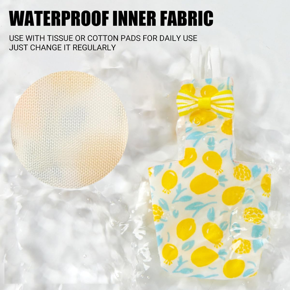 AIMALL Adjustable Parrot Diaper &ndash; Lightweight Bird Flight Suit with Waterproof Inner Lining &ndash; Suitable for Small to Medium Sized Birds image number 3