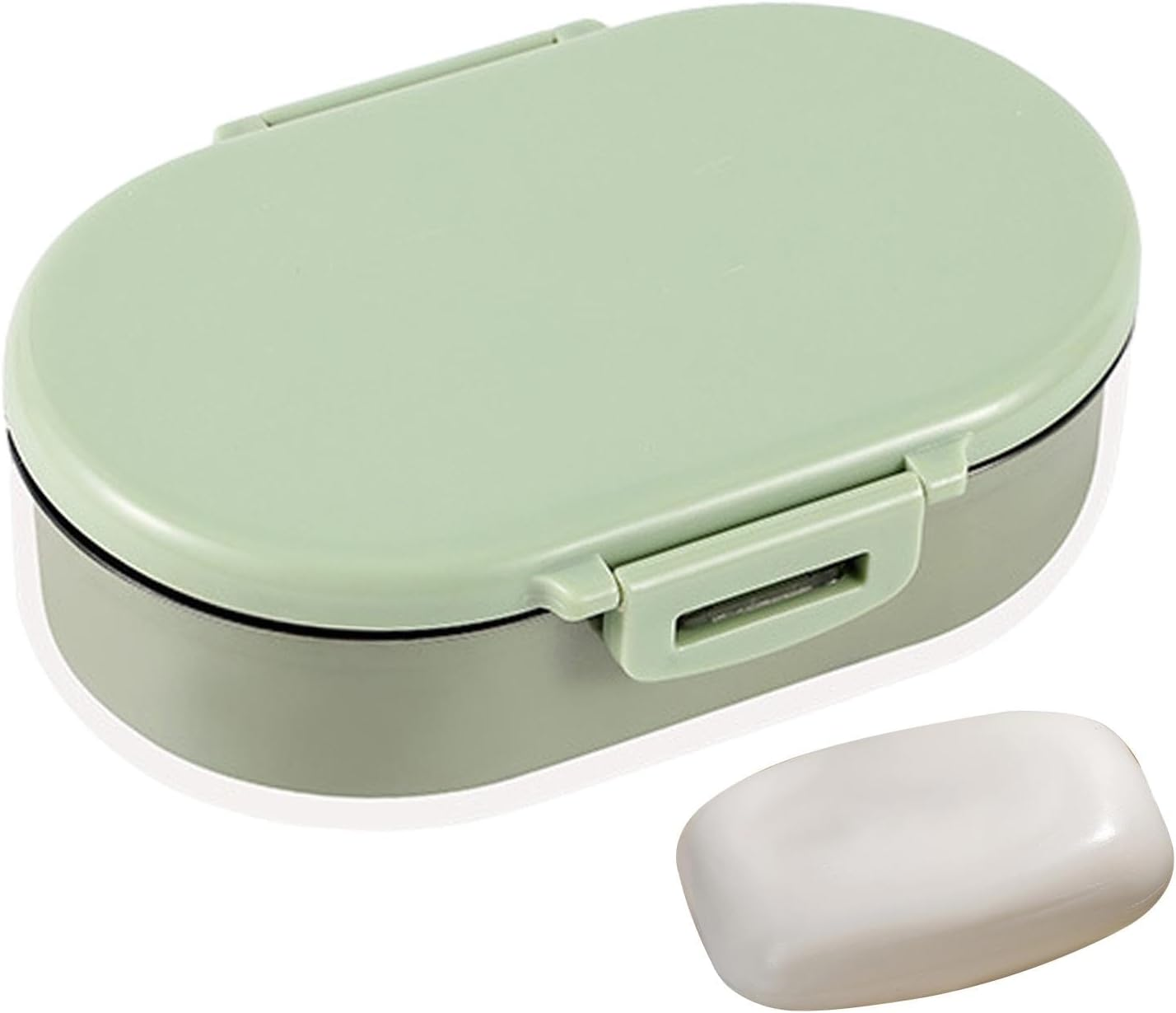 Travel Shampoo Container - Portable Shampoo Case Soap Box,Shampoo Bar Holder with Drain Board Silicone Sealing Ring for Home Apartment Dormitory Travel