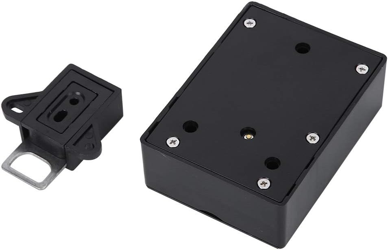 Electronic Cabinet Lock, 125Khz Smart Cabinet Lock Electronic RFID Card Opening No Drill for Wardrobe Sauna Locker Home Security Office Cabinet Wardrobes Liquor Storages(Black)