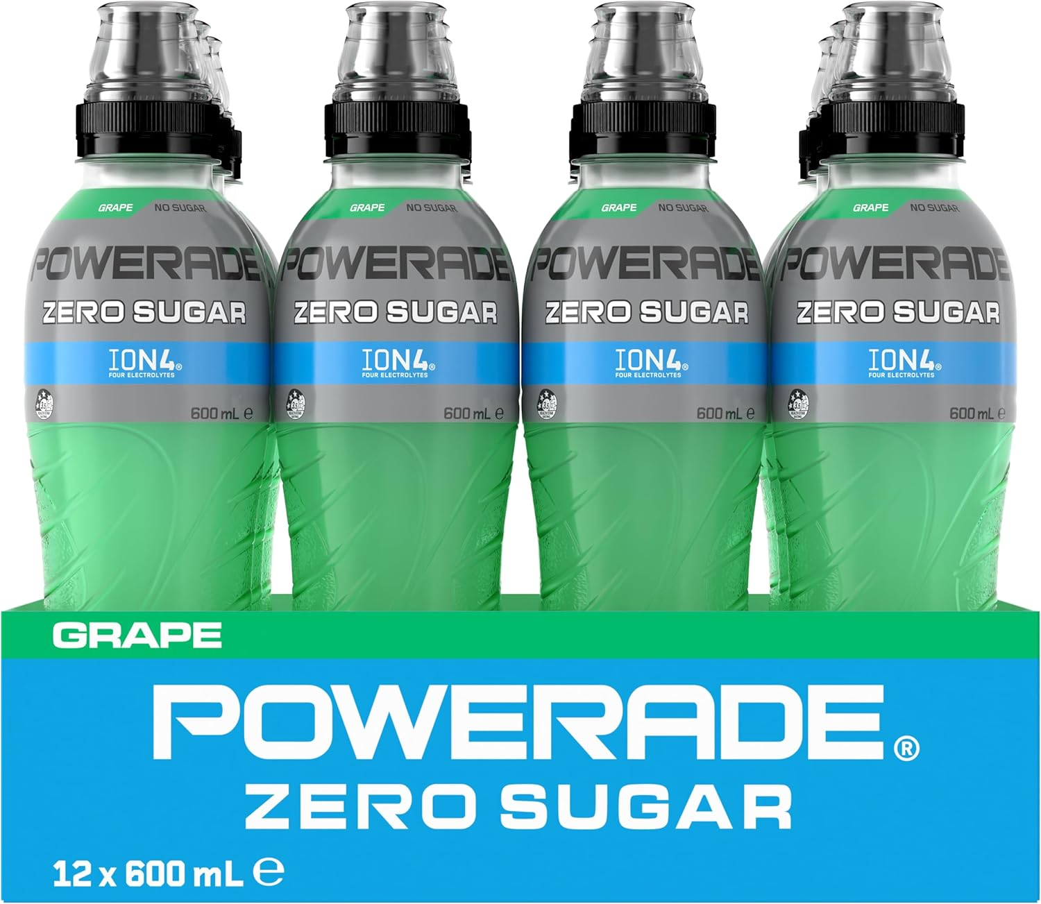 Powerade Zero Sugar Grape Multipack 12 X 600 Ml image number 4